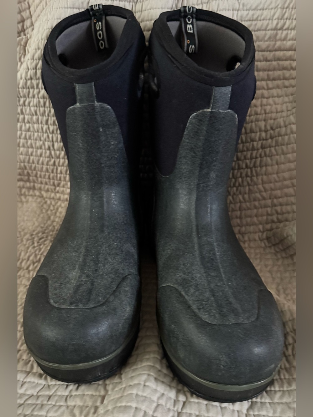 BOGS Sz 11 MENS NEOPRENE ULTRA MID BLACK WATERPROOF